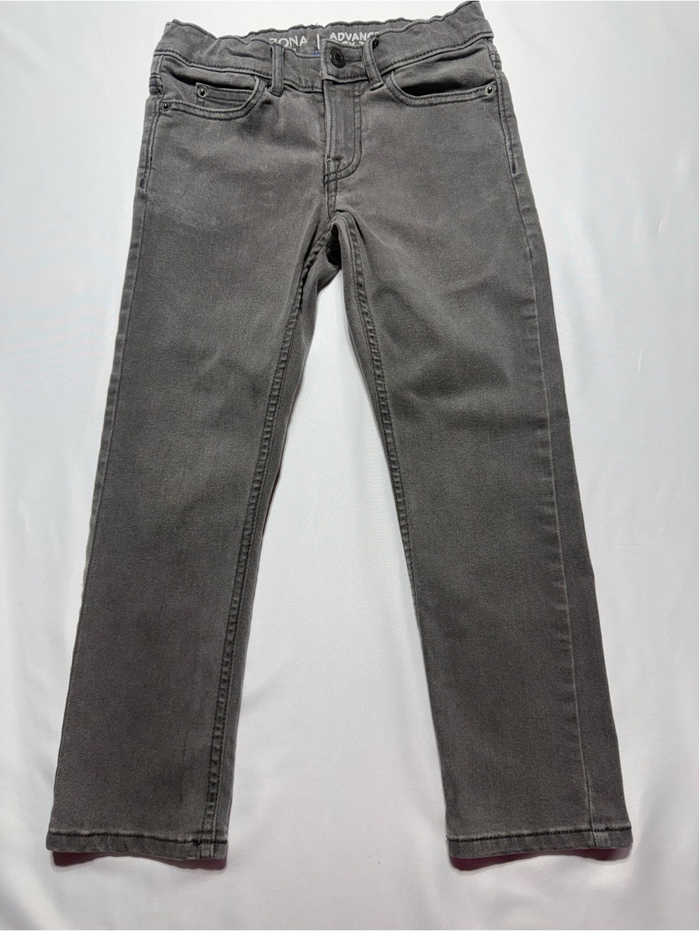Arizona Jean Company Gray Kids Straight-Leg Jeans